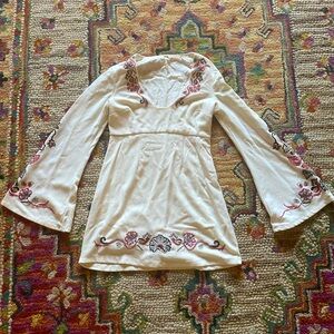 Free people bell sleeve dress